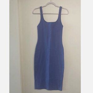 ZARA Women's Bodycon Strappy Jersey Dress Purple Medium NWOT